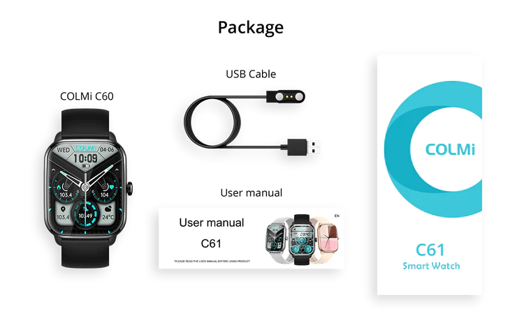 Smart Watch COLMi C61 Package Contents 21